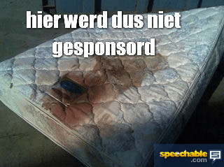 gesponsorde matras